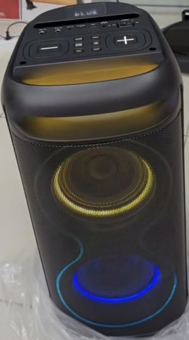 Портативная напольная колонка на 50Вт,  колонка блютуз,  2 микрофона. Киев - изображение 4