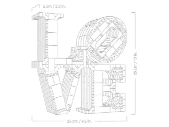 Конструктор Art LOVE (31214), 791 деталей совместимый с lego лего Киев
