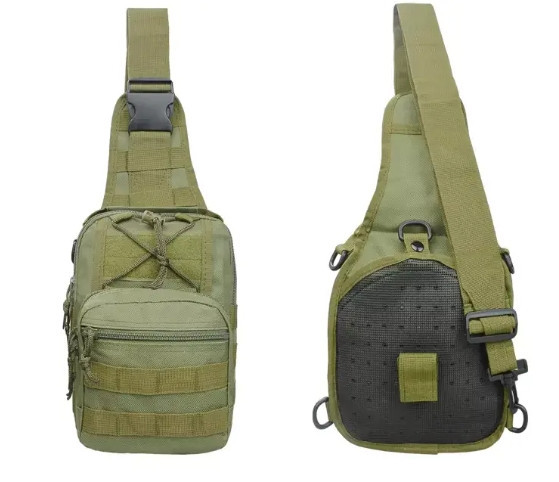 Тактическая армейская сумка через плечо Зеленый Винница - изображение 7