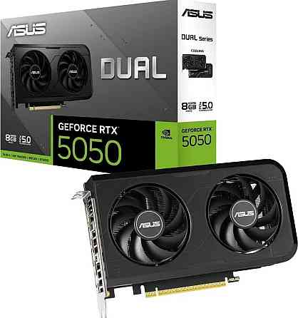 Asus PCI-E GeForce RTX 5050 8Gb gddr6 DUAL-RTX5050-O8G. Харків