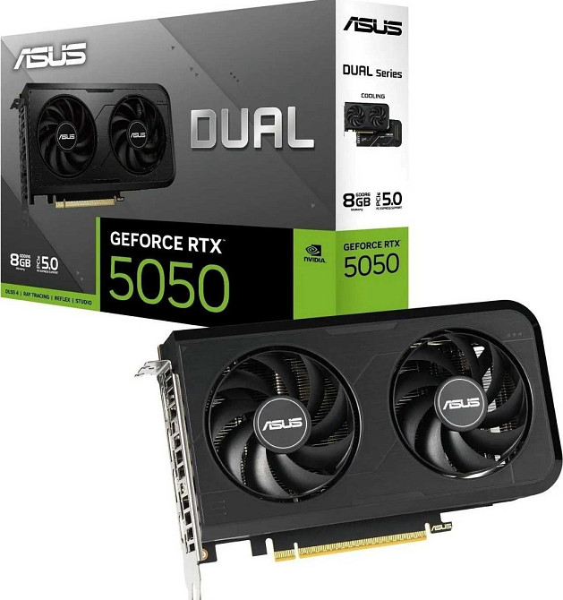 Asus PCI-E GeForce RTX 5050 8Gb gddr6 DUAL-RTX5050-O8G. Харків - фото 2