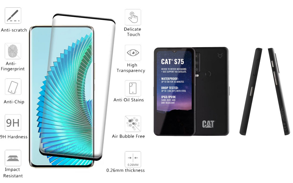 Захисне скло HyperGlass Pro для CAT S75 – максимальна чутливість та захист Київ - фото 2