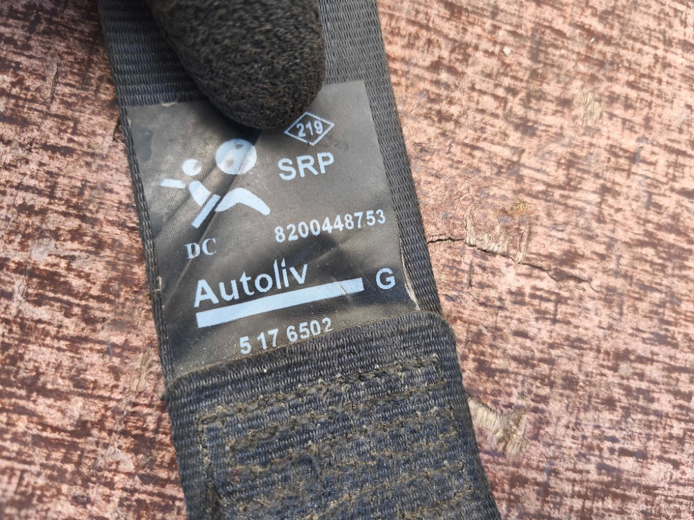 Ремінь безпеки передній лівий Renault Kangoo 2008-2021 (8200448753) Ковель - изображение 3