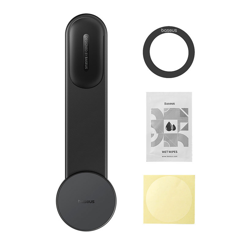 Автотримач для телефона Baseus PrimeTrip C02 Air Magnetic Car Mount Stick-on Type Cluster Black Киев - изображение 7