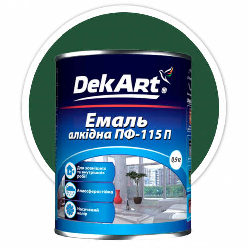 Эмаль алкидная ПФ-115П ярко-зеленая ТМ 