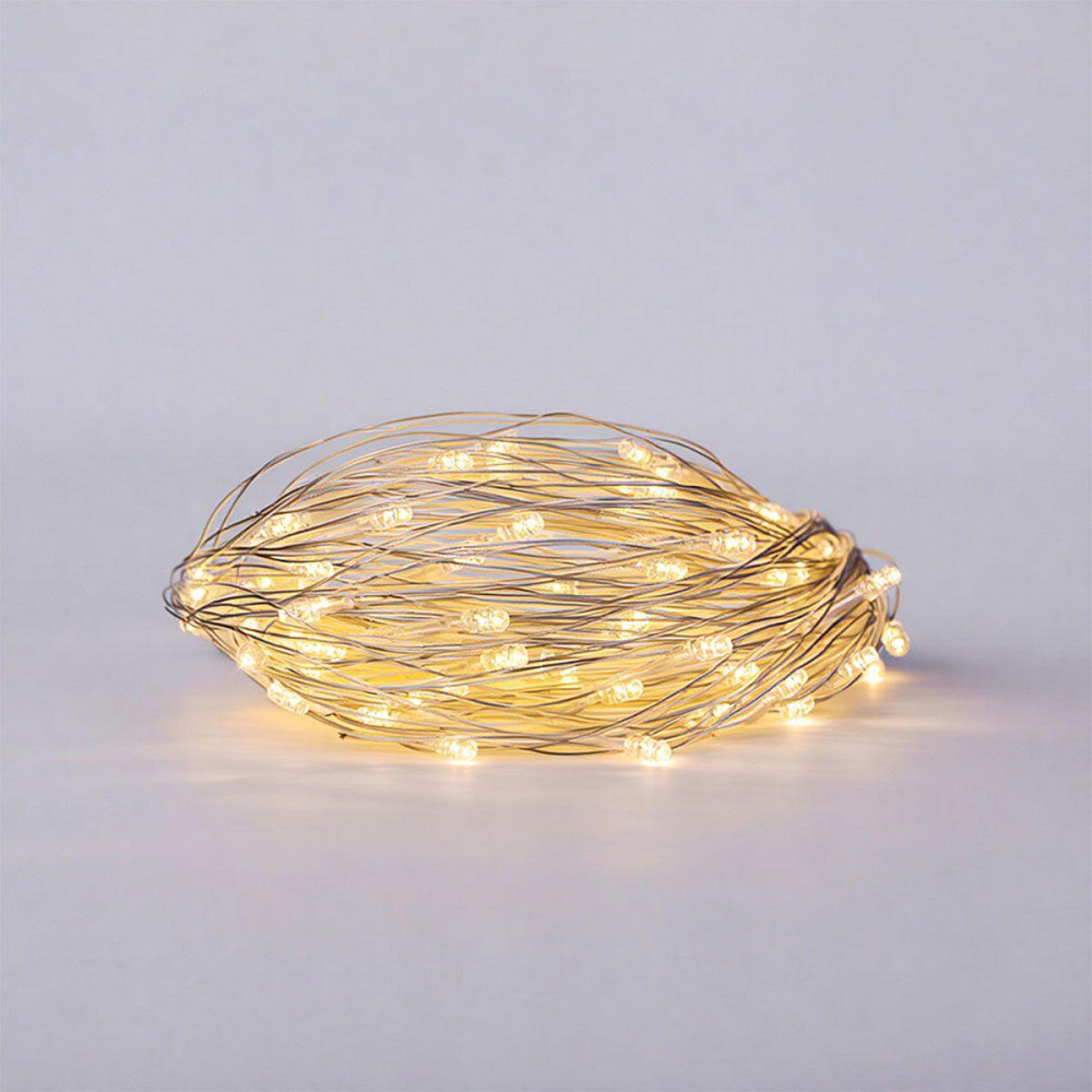 Гірлянда штора 2х2 м, 80 LED, білий провід, жовта Київ - фото 1