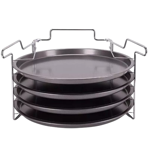 Набір форм для випікання піци 4шт 30см вуглецева сталь 6045 KAMILLE Житомир - изображение 1