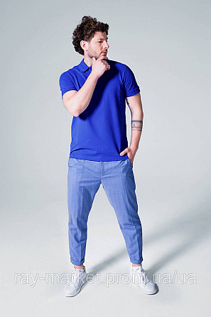 Поло классическое Stedman Lux Polo мужское васильковое (ST9060-BRR) XXL Киев - изображение 5