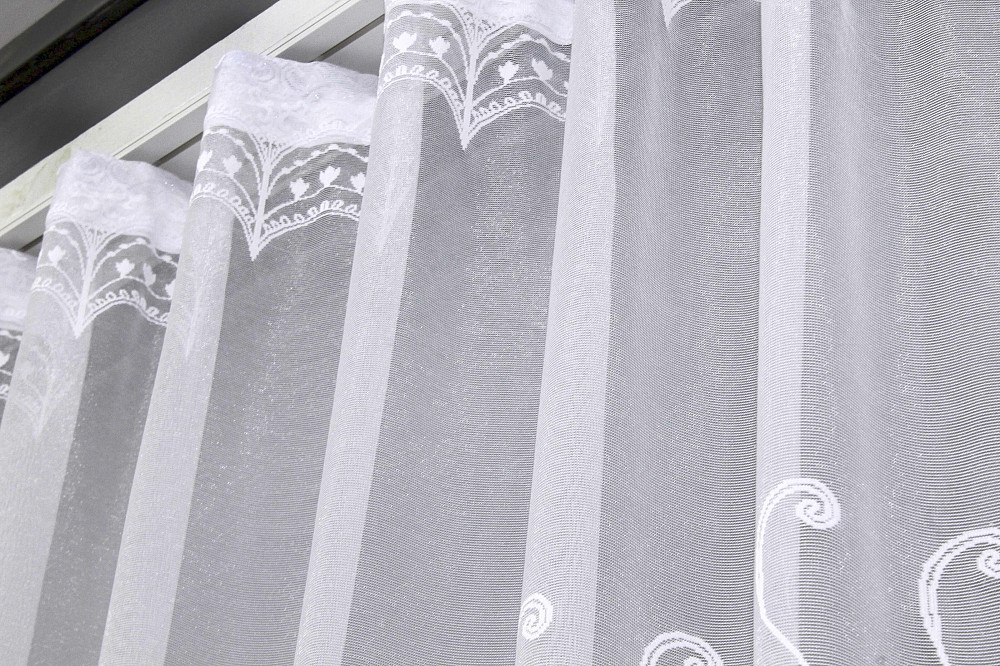 Тюль жаккард 