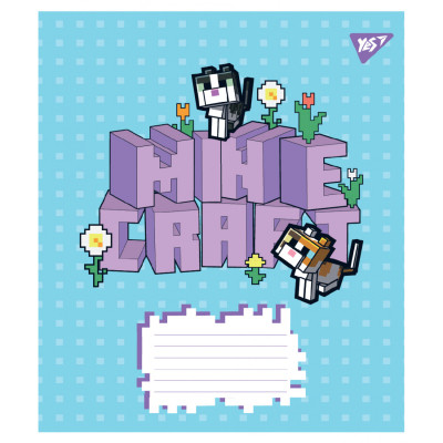 Тетрадь Yes Minecraft Flowers А5 24 листа клетка (767588) Винница - изображение 6