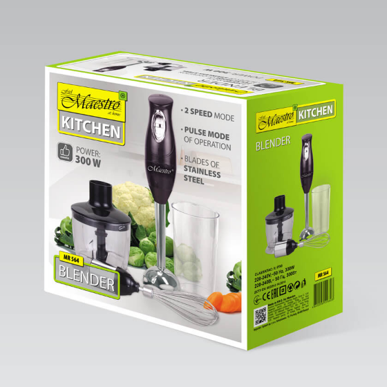 Блендер погружний 300W MR-564 Maestro Житомир - изображение 3