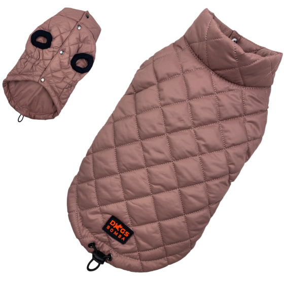 Жилет стьобаний для собак плащівка демісезон жилетка стібка весна/осінь bomba мокко унісекс Одеса