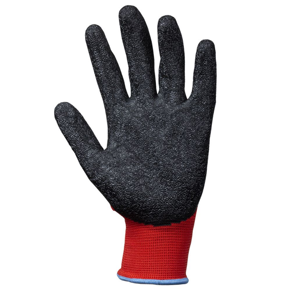 Рукавиці трикотажні з частковим латексним спіненим покриттям р9 (чорні, манжет) SIGMA (9445571) Київ - фото 2