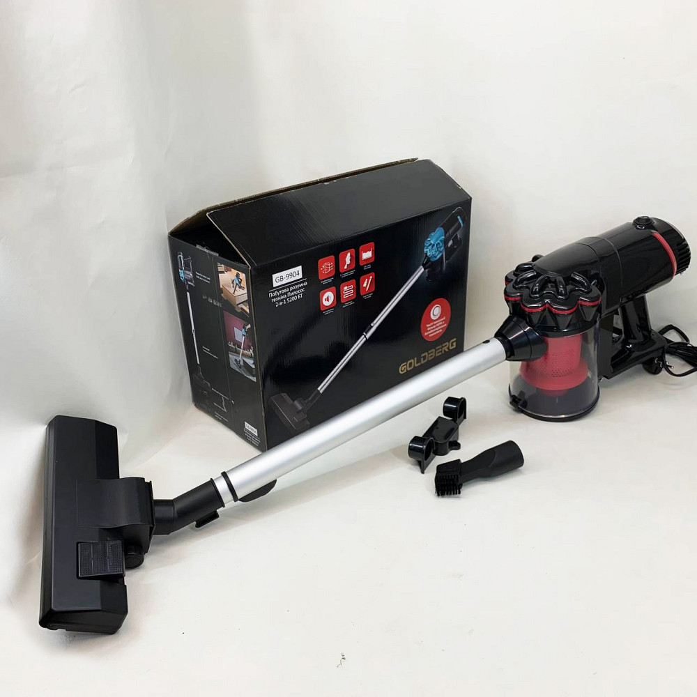 Переносний вертикальний пилосос для дому GOLDBERG GB-9904 5200 Вт, Вертикальний пилосос контейнерний SG-51 Львів - фото 6