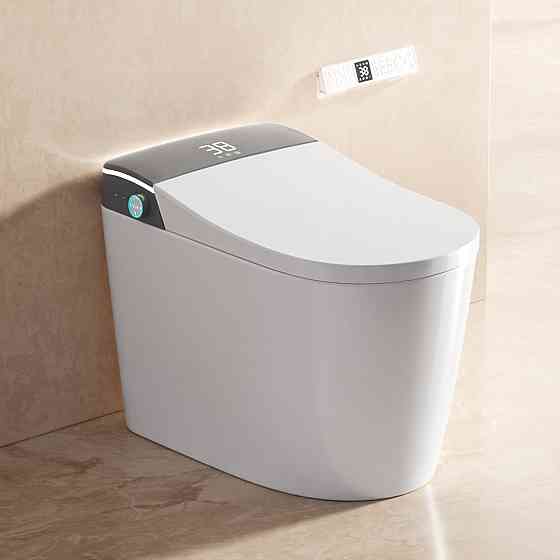 Розумний унітаз-біде (смарт-унітаз) T-9013А з українським голосовим помічником, P-trap 180 (випуск у стіну), підігрів сидіння, Київ