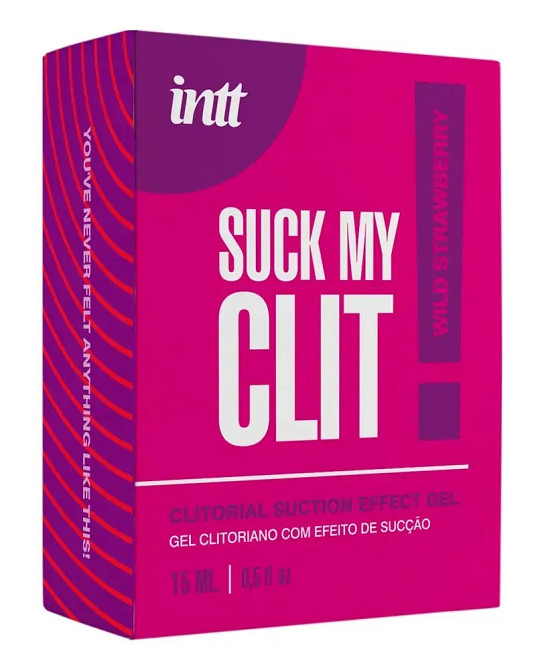 Гель для кліторальної стимуляції - Intt Suck My Clit Wild Strawberry, 15 мл Sex Aura Київ - фото 4