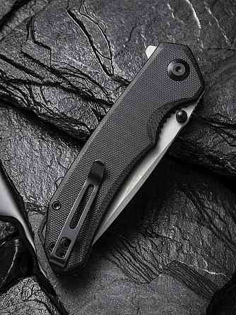 Нож складной туристический Civvi Brazen, (8.8 см) 14C28N / G10 черный Киев