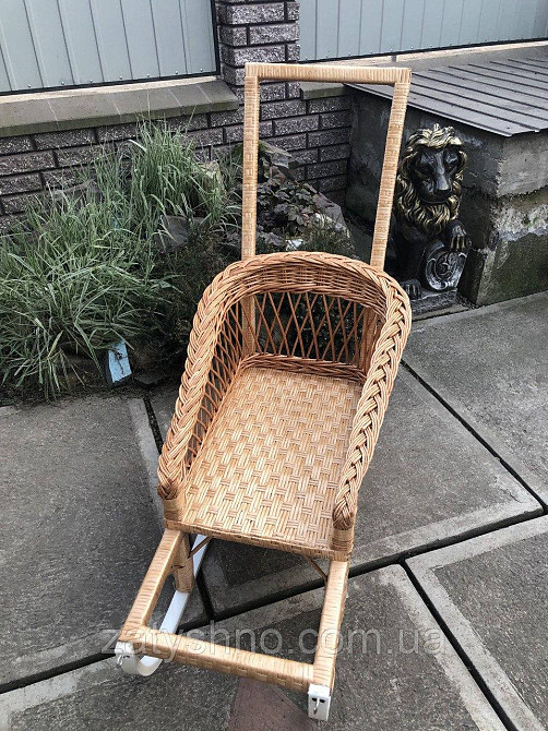 Санки детские плетеные с ручкой Киев - изображение 4