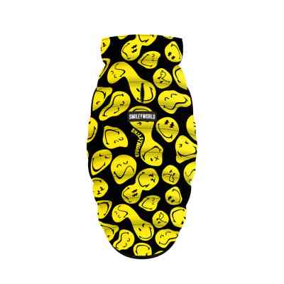 Курточка для животных WAUDOG Clothes "Смайлики на черном" XS22 (401-0181) Винница