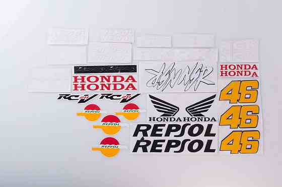 Наклейки (набір) Хонда REPSOL (#40) Мукачево