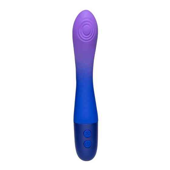 Вібратор з пульсатором Every Night Toys для точки G, синьо-фіолетовий градієнт Sex Aura Київ