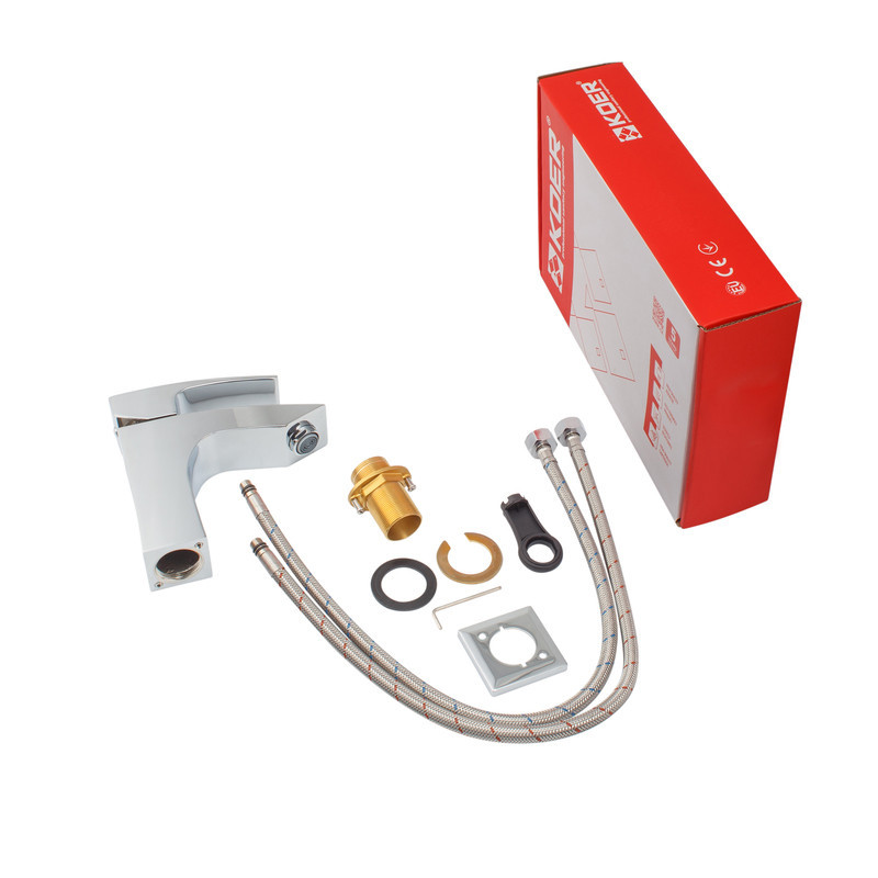 Однорычажный смеситель для умывальника Koer KB-10007-01 хром KR3438 Харьков - изображение 8