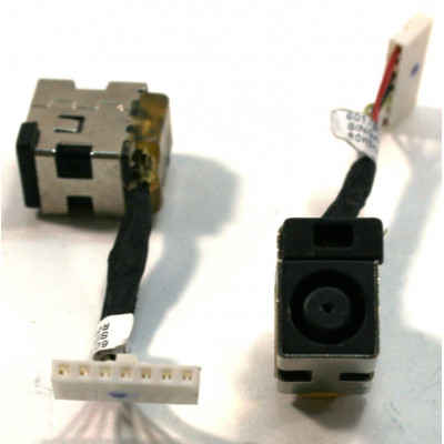 Роз'єм живлення ноутбука з кабелем для HP PJ178 (7.4mm x 5.0mm + center pin), 7-pin, Универсальный (A49033) Вінниця - фото 2