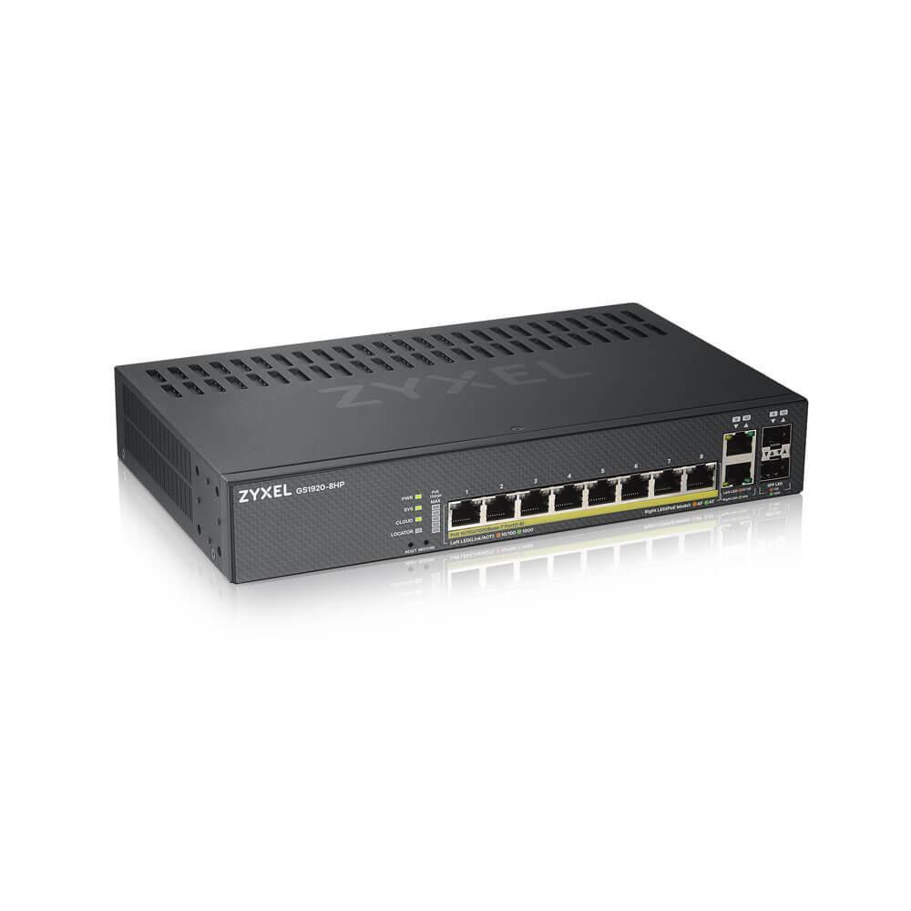 Комутатор ZYXEL GS1920-8HPV2 (GS1920-8HPV2-EU0101F) (8xGE PoE+, 2xGE/SFP, Max PoE 130W, Smart, NebulaFlex) Так Харків - фото 5