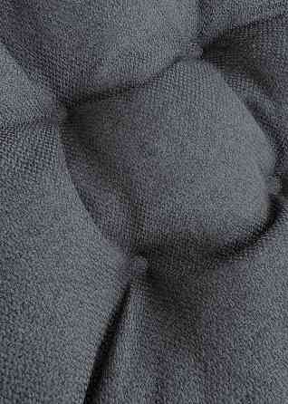 Подушка для стільців (50x120х8 см) подвійна Decorator Мальмо колір графітовий 84-149 Київ