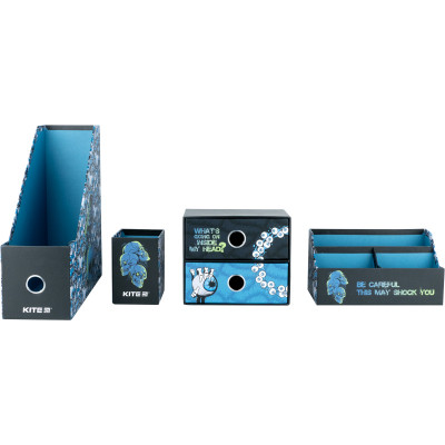 Настольный набор Kite 4 предмета, картон (K22-357-01) Винница - изображение 4