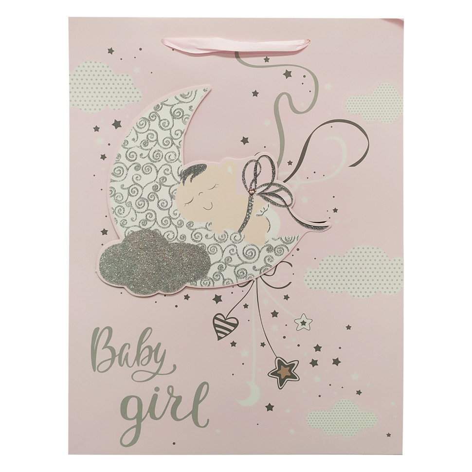 Подарунковий пакет 2369L, 40 х 30 х 0,1 Рожевий Вінниця - фото 1