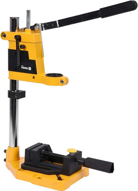 Штатив VOREL для дриля з лещатами h=400 мм, 150х 150 мм, тримач до Ø= 38-43 мм [8/112] Одесса - изображение 1