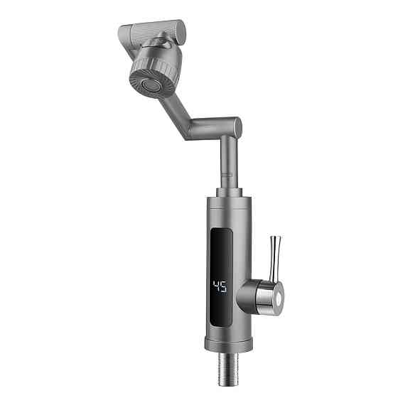 Проточний водонагрівач WEZER SDR-F16T різнорівневий вилив, 3,3 кВт, сірий Київ