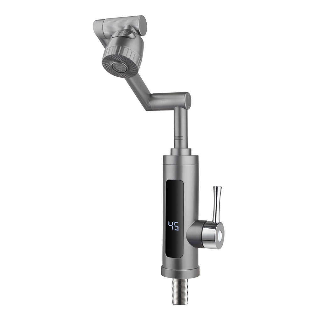 Проточний водонагрівач WEZER SDR-F16T різнорівневий вилив, 3,3 кВт, сірий Київ - фото 1