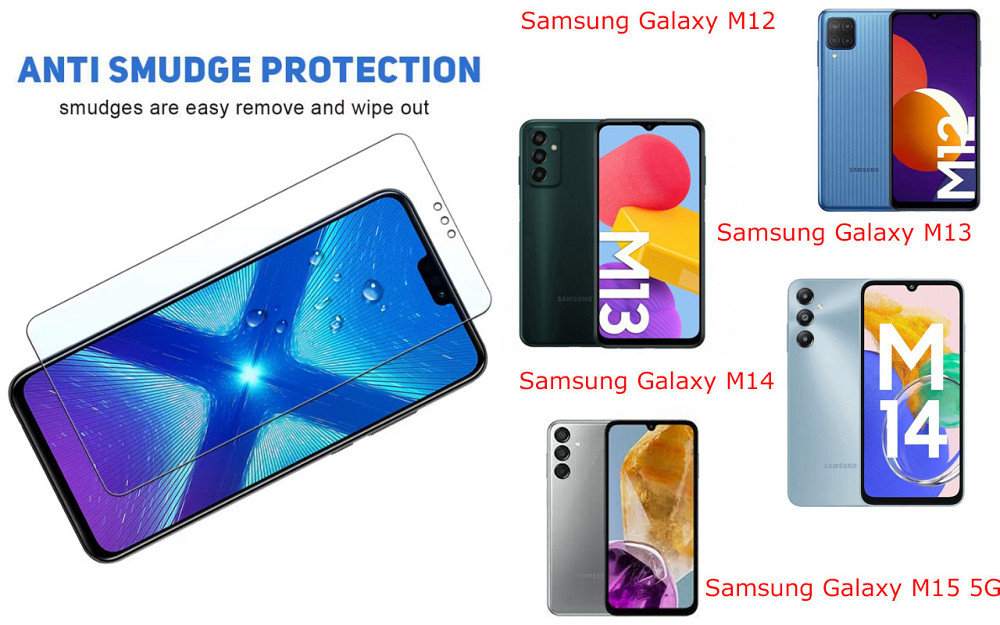 Защитное стекло NeoGlass для Samsung Galaxy M12, M13, M14, M15 5G – ультрапрозрачное и устойчивое Киев - изображение 3