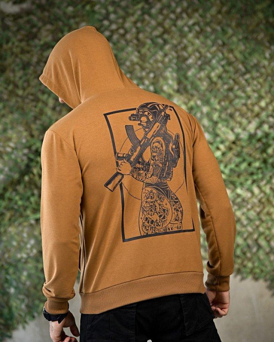 Милитари Худи Girl койот ПП7782 Одесса - изображение 4