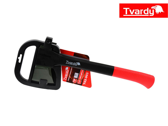 Сокира колун "Tvardy" вагою 1.000г кована з вуглецевої сталі C55 з пустотілим топорищем Стрый - изображение 2