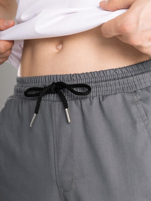 Мужские брюки карго демисезонные темно-серые коттоновые Pobedov Step Киев - изображение 3