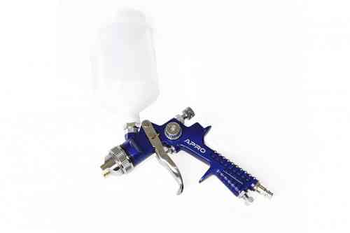Краскораспылитель HVLP с пластиковой банкой 600мл, сопло Ø1,4мм APRO Харьков