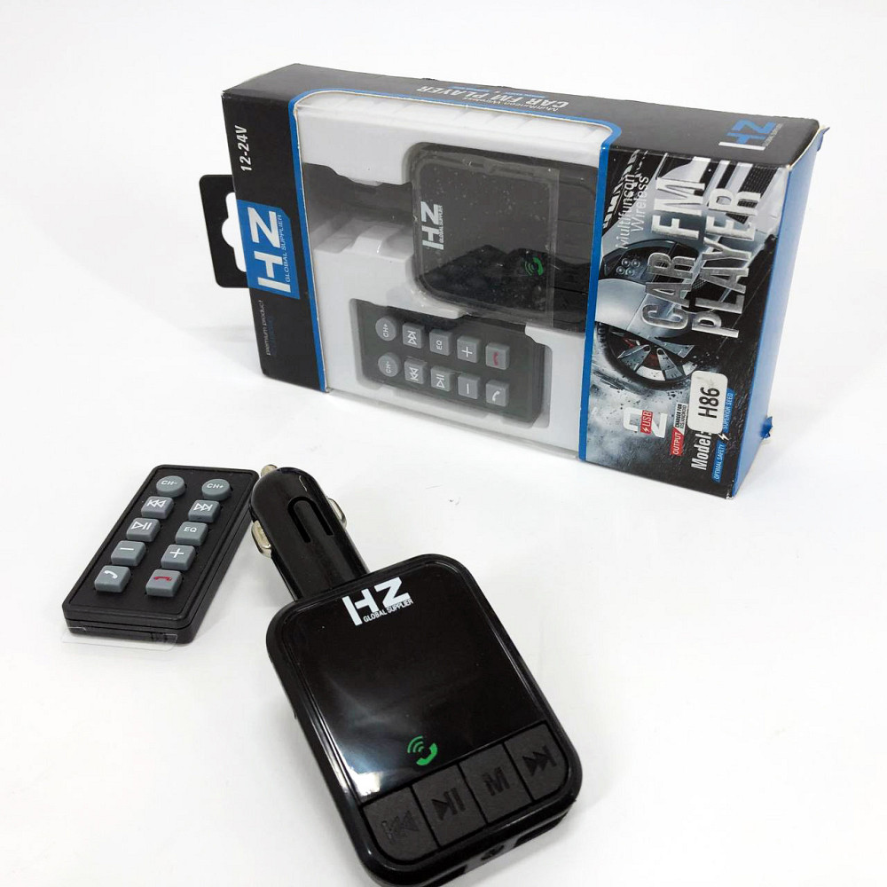 Автомобільний FM трансмітер в авто з USB bluetooth H86BT, FM модулятор PM-621 з bluetooth Київ - фото 7