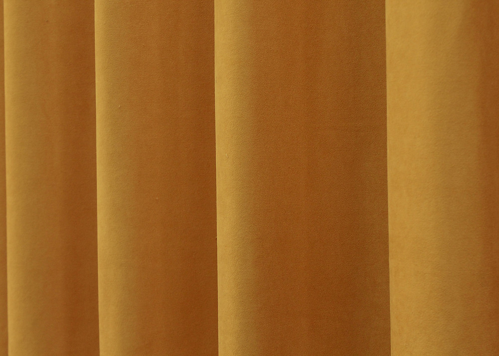 Шторная ткань нубук однотонный, Турция, цвет янтарный 1511ш Киев - изображение 8
