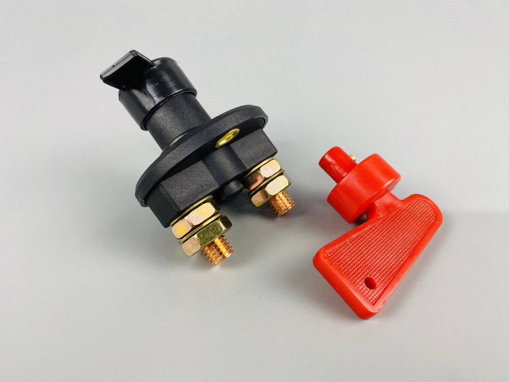 Вимикач маси універсальний, механічний 12/24 В (червона мідь) 80A. М10 — мідний болт Мукачево - фото 8