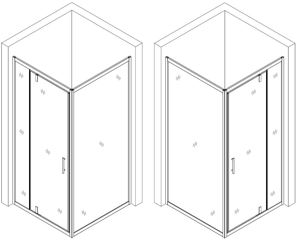 Душевая квадратная кабина без поддона MORAVA N90FS BRAVO (1уп.) (000028401) Киев - изображение 8