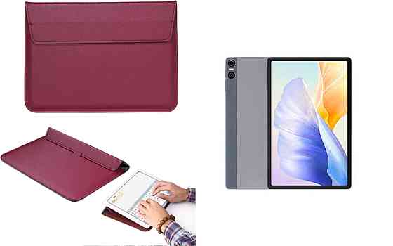 Чохол-конверт VitoCase для Cubot Tab 50, з функцією підставки для планшета Бордовий Київ