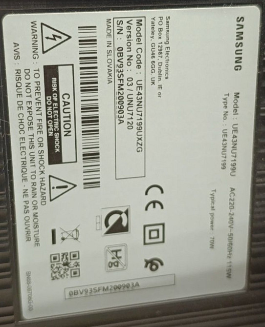 Телевизор Samsung 43