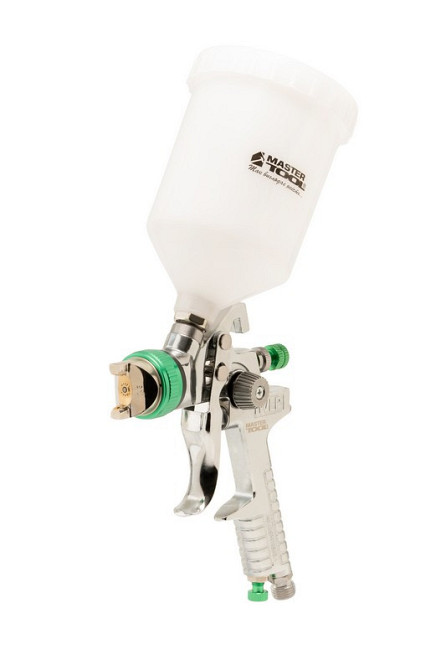 Фарбопульт MASTERTOOL HVLP ВБ 600 мл пластик Ø1.3 мм 150-220 л/хв 3-4 бар тип А 80-8901 Рівне - фото 1