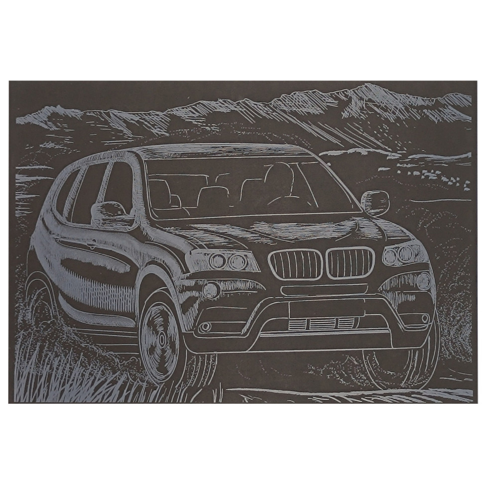 Гравюра А5 "Джип-1" ГрА5с-32 економ варіант у пакеті 21 х 14,8 см Вінниця - фото 1