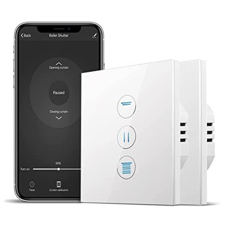 Wi-Fi переключатель ролет CurryCurry (2 шт), Smart-управление, таймер и регулировка процентов, совместимость с Alexa/Google Home Киев - изображение 2