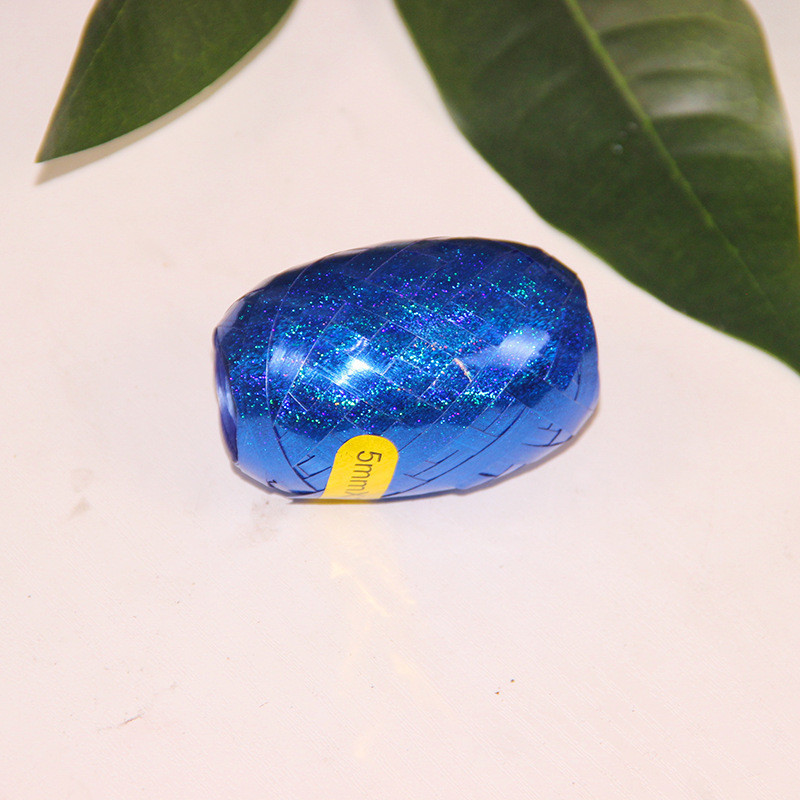 Лента для шариков с голограммой 5 мм на 10 м синий Киев - изображение 4