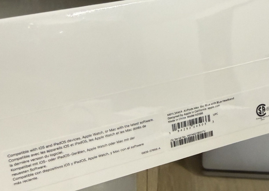 Новые упакованные Apple AirPods Max SkyBlue Lightning (2024) Харьков - изображение 1